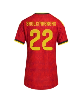 Billige Fotballdrakt Belgia Alexis Saelemaekers #22 Replika Hjemmedrakt Dame VM 2026 Kortermet Billige Fotballdrakt Belgia Alexis Saelemaekers #22 Replika Hjemmedrakt Dame VM 2026 Kortermet